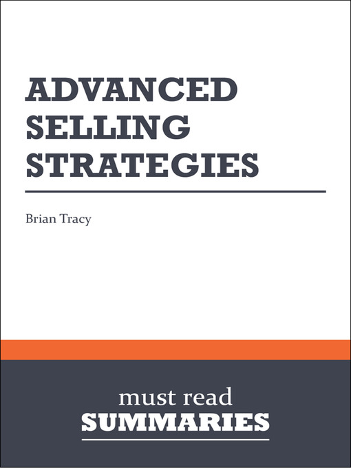 Title details for Advanced Selling Strategies - Brian Tracy by Must Read Summaries - Available